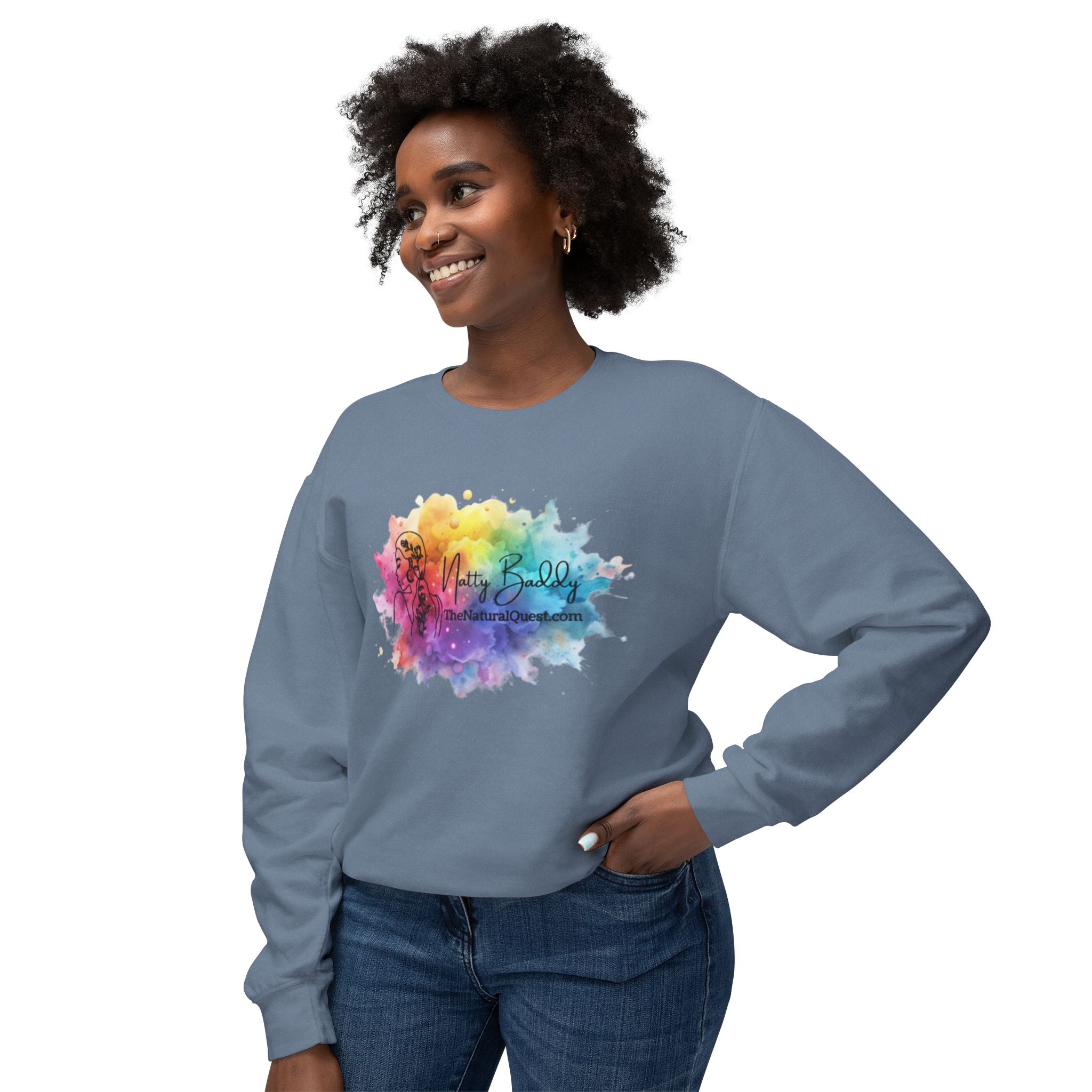 Natty Baddy Color Pop Crewneck Sweatshirt