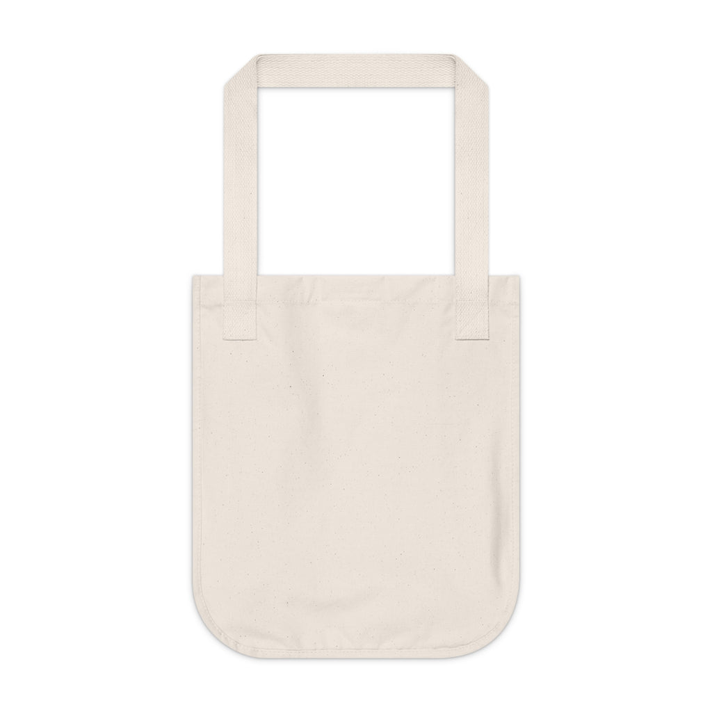 Organic Canvas Tote Bag — Colorful Watercolor Logo Tote (Natty Buddy)