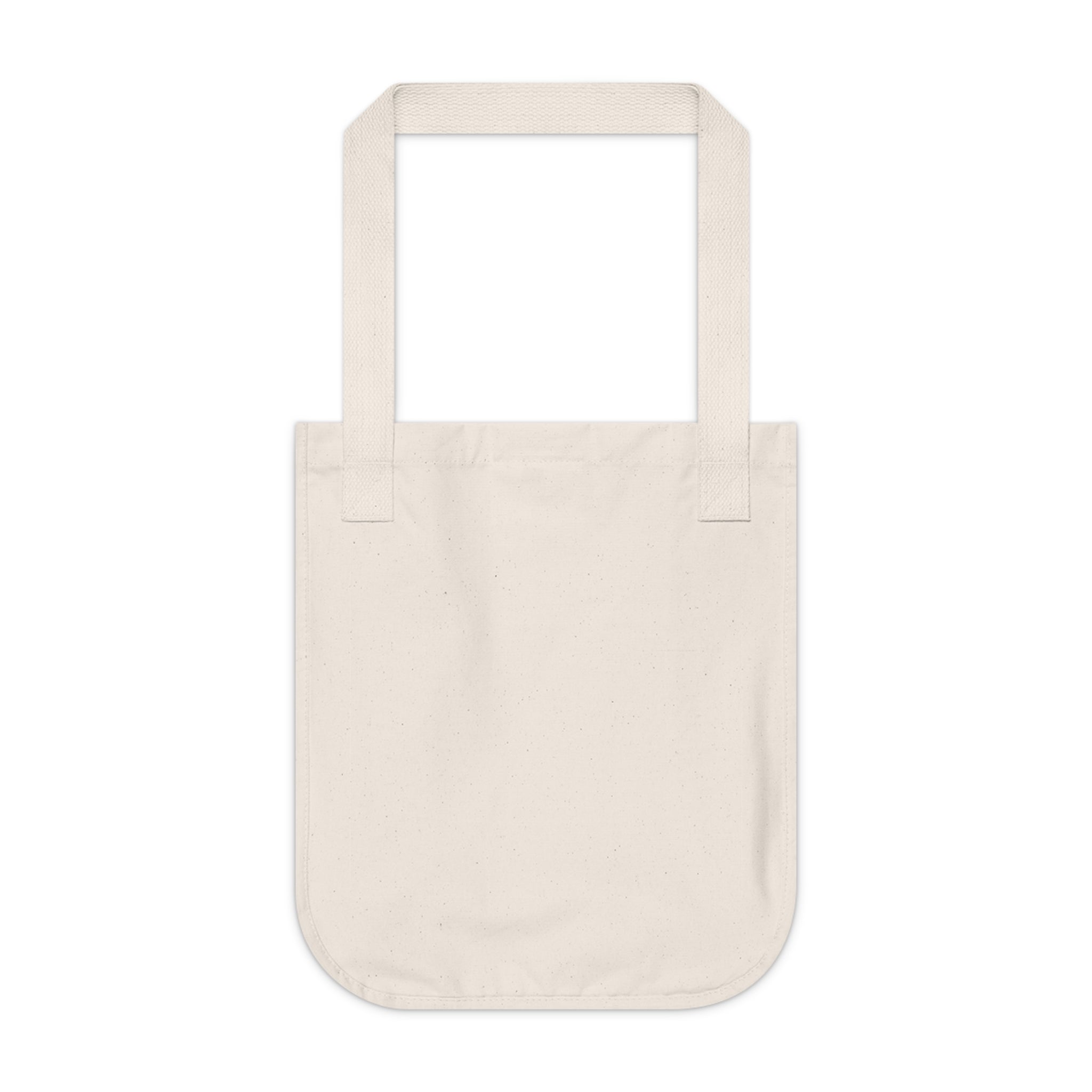 Organic Canvas Tote Bag — Colorful Watercolor Logo Tote (Natty Buddy)