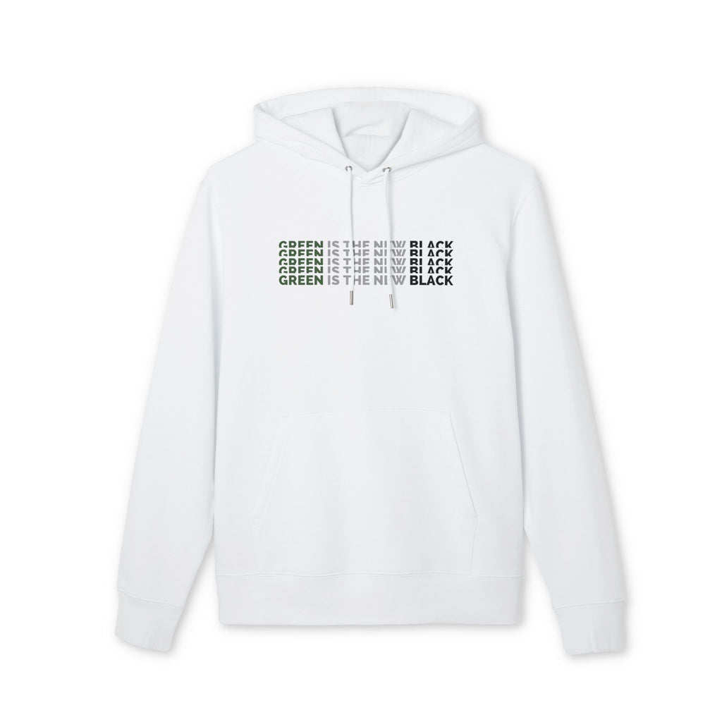 Pocket Hoodie 'Green Is The New Black' Graphic