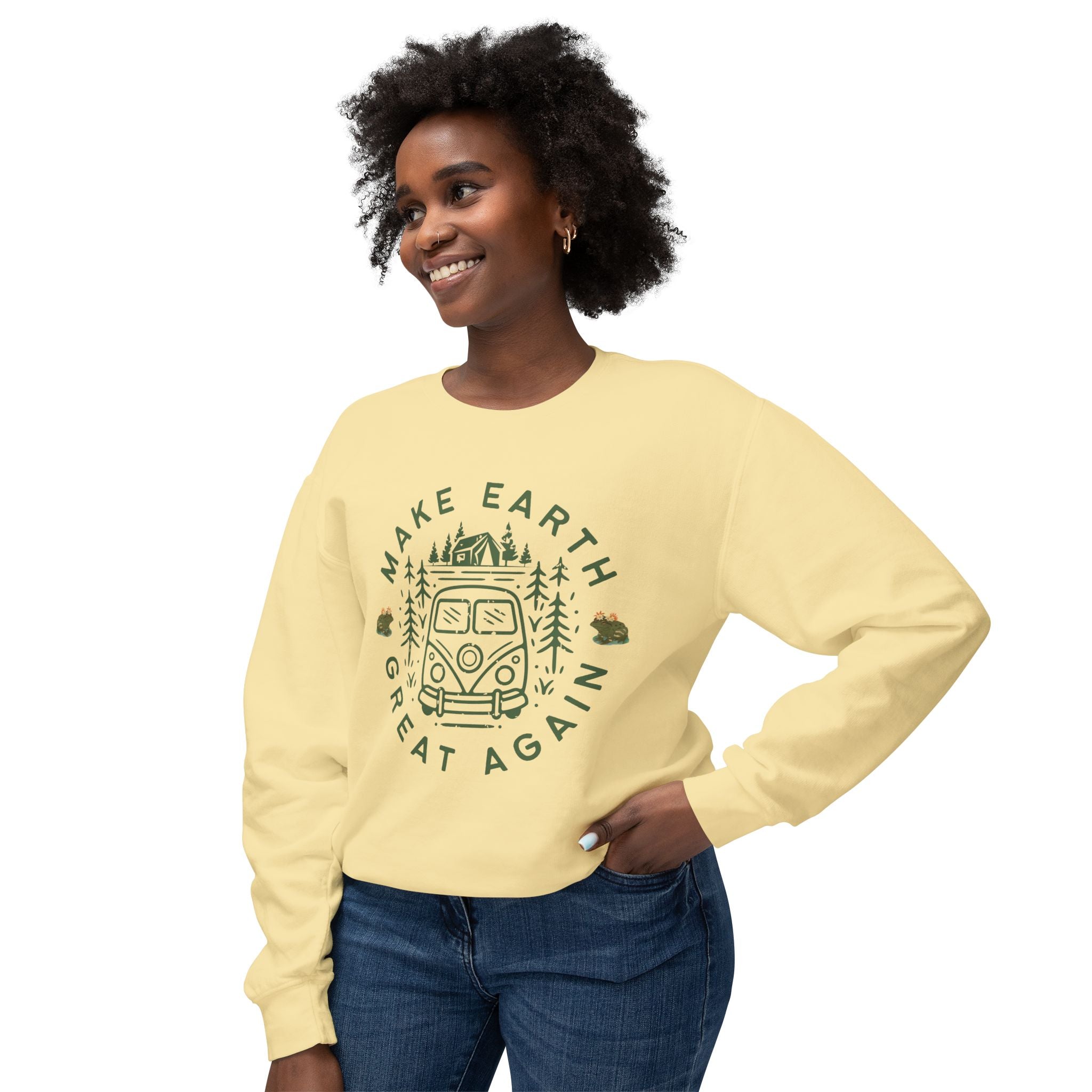 Make Earth Great Again Sweatshirt — Eco Camper Crewneck