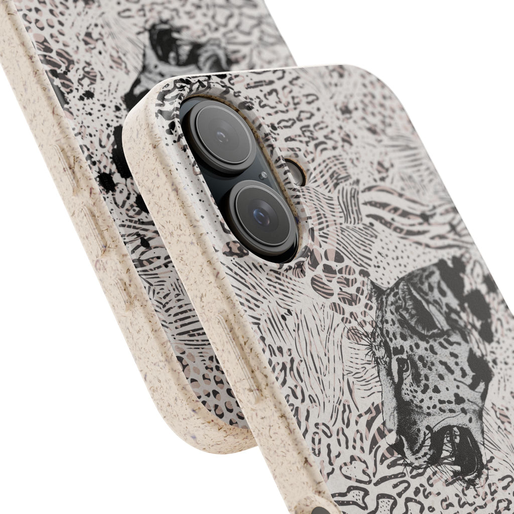 Biodegradable Leopard Phone Case — Eco-Friendly Wildlife Print