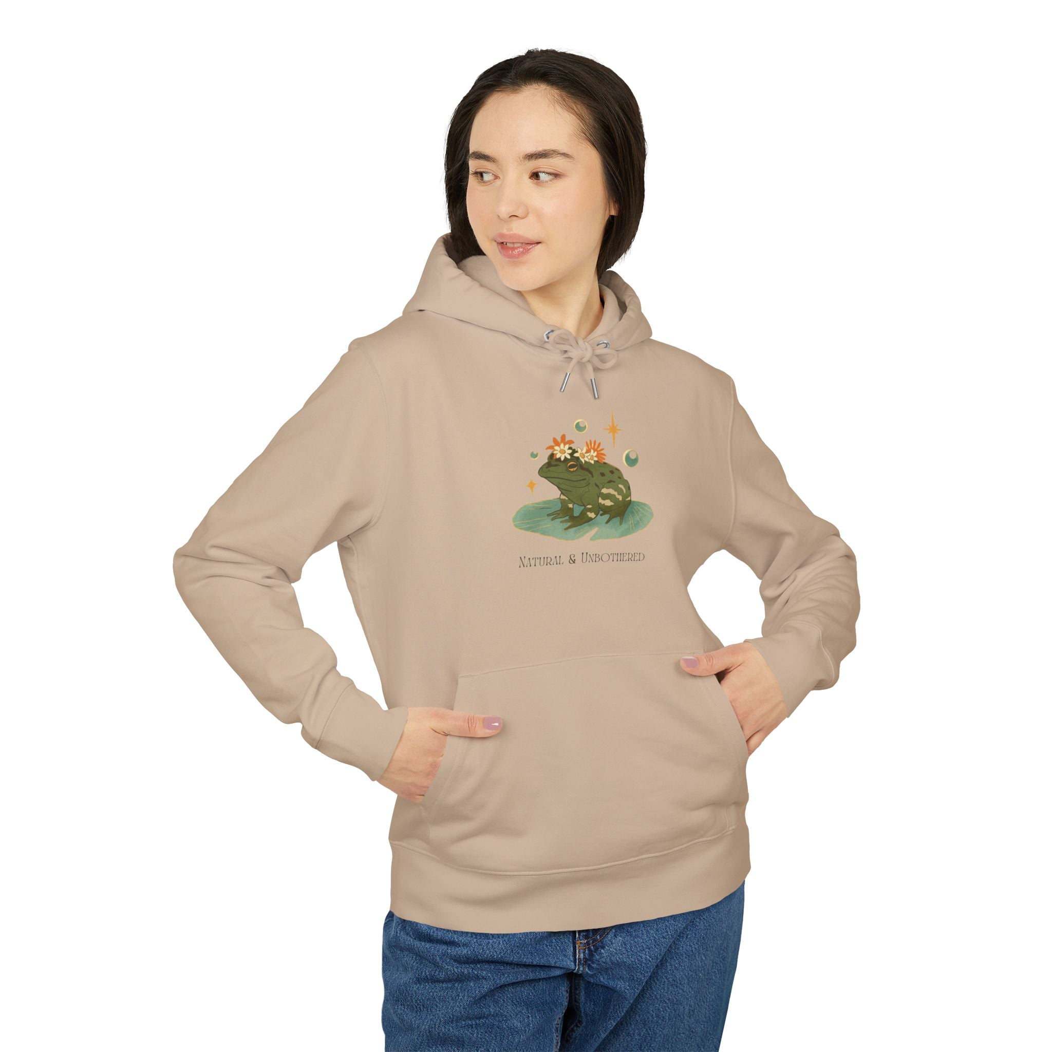 Natural & Unbothered pocket Hoodie — Casual Pullover