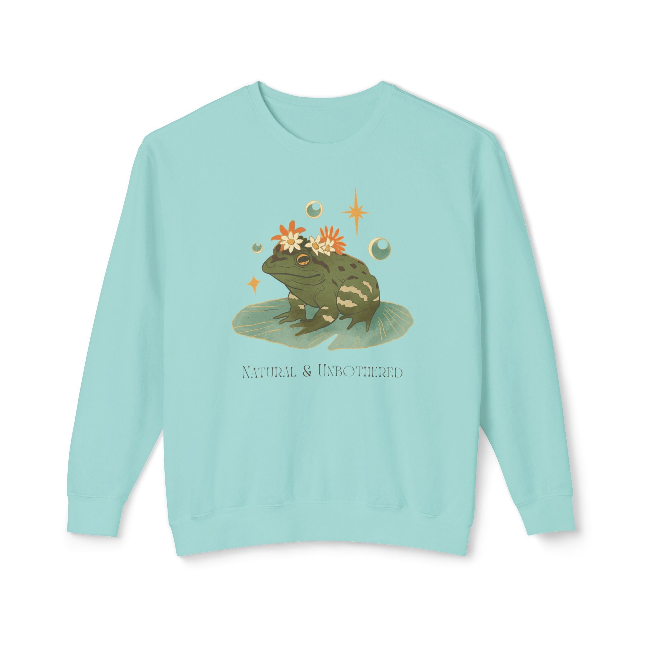 Toad Nature Crewneck Sweatshirt — "Nature Is My Therapist" Cozy Graphic