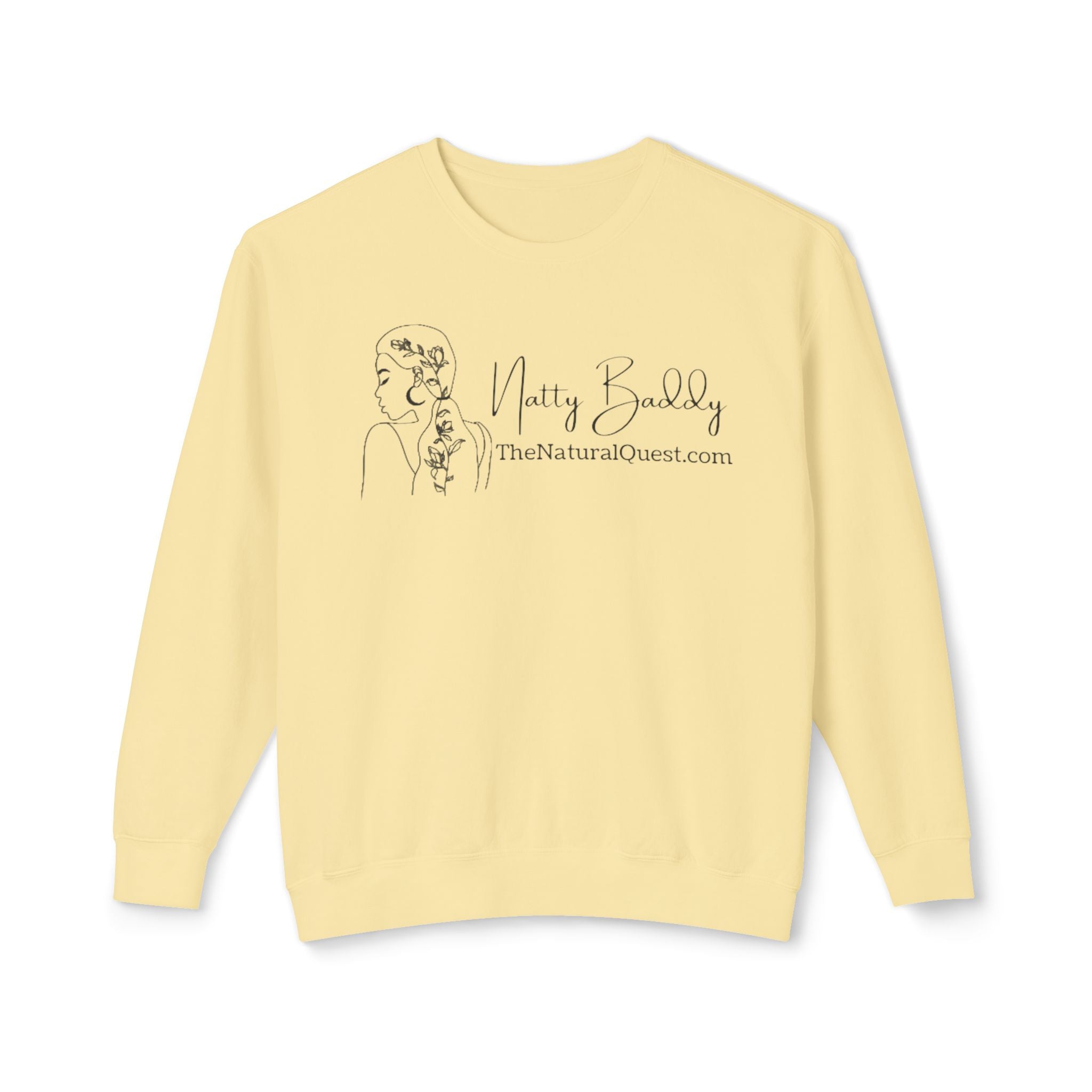 Natty Baddy Line Art Crewneck Sweatshirt
