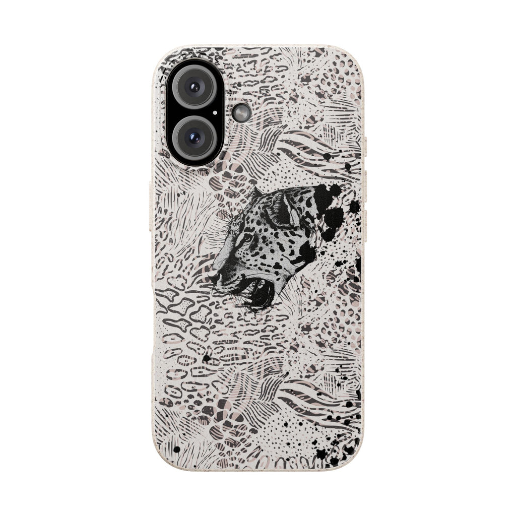 Biodegradable Leopard Phone Case — Eco-Friendly Wildlife Print