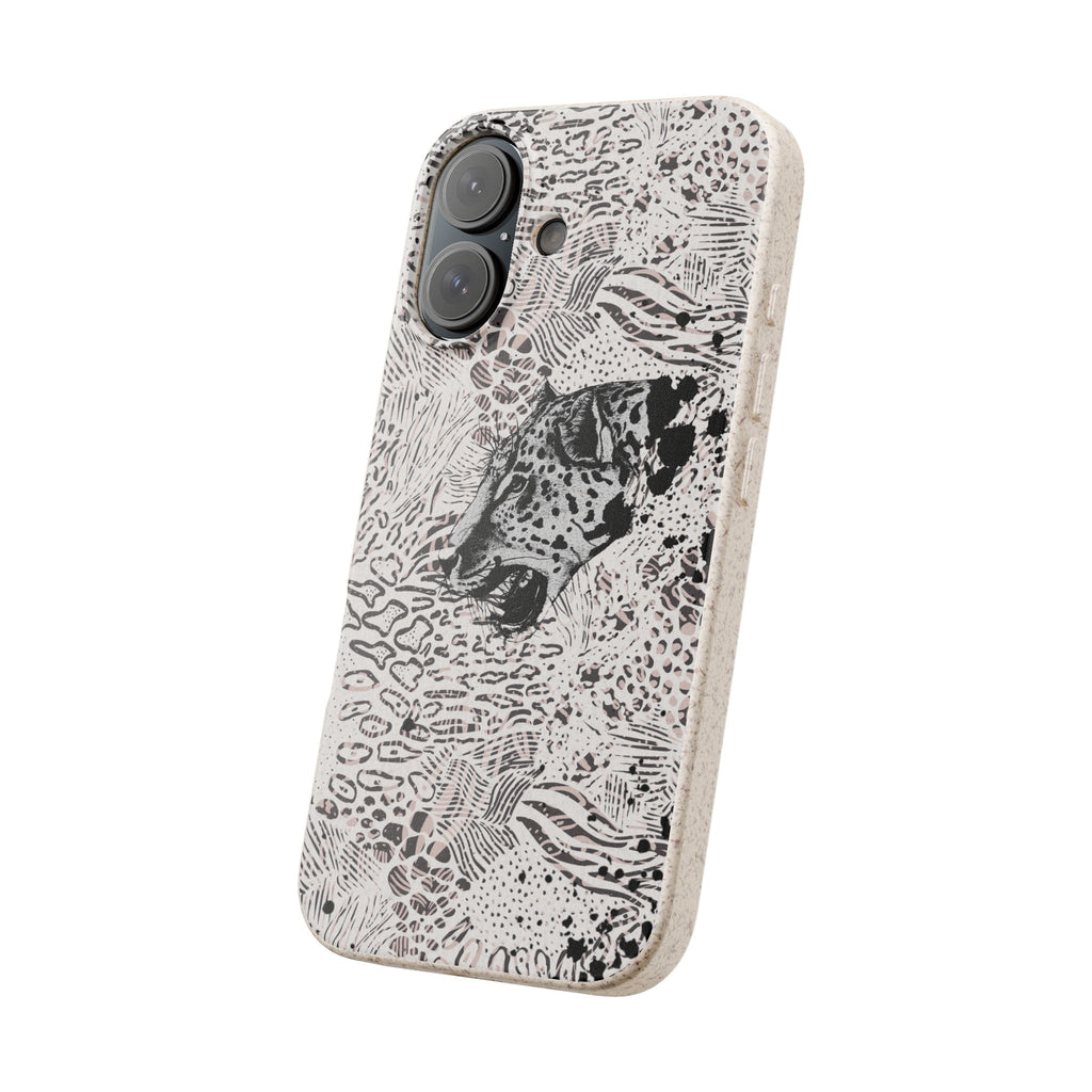 Biodegradable Leopard Phone Case — Eco-Friendly Wildlife Print